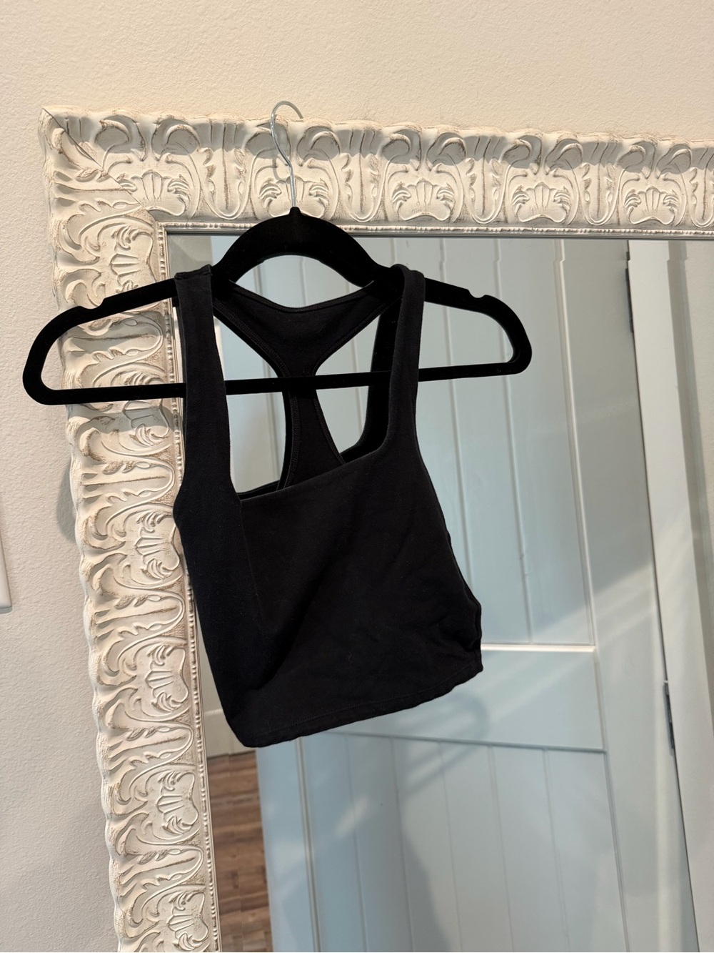 Free People Black Racerback Tank Top